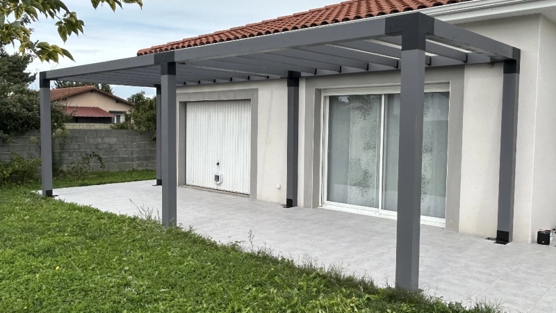 Fabrication et pose d'une Pergola en bois à Tarbes
